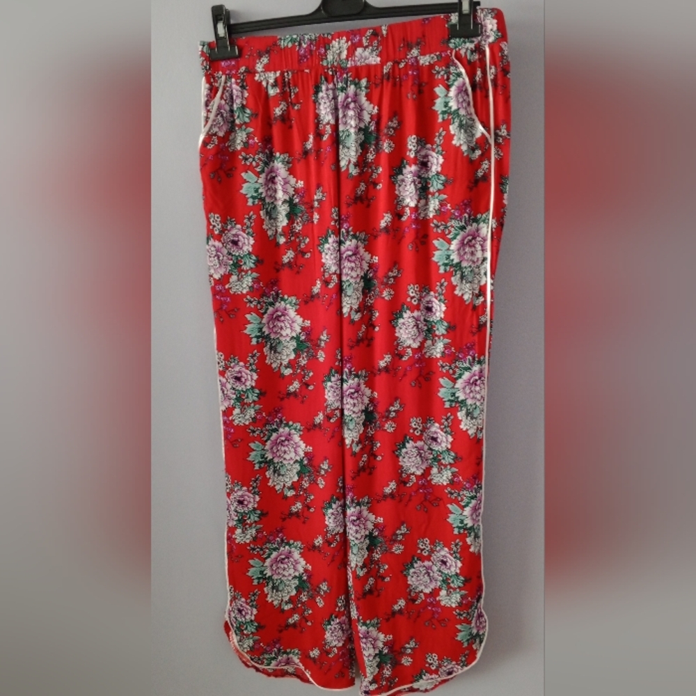 Floral Red Kimono Robe - Picture 7 of 7